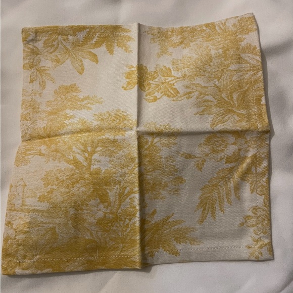 Pottery Barn Matine Toile Cocktail Napkins - Picture 2 of 5